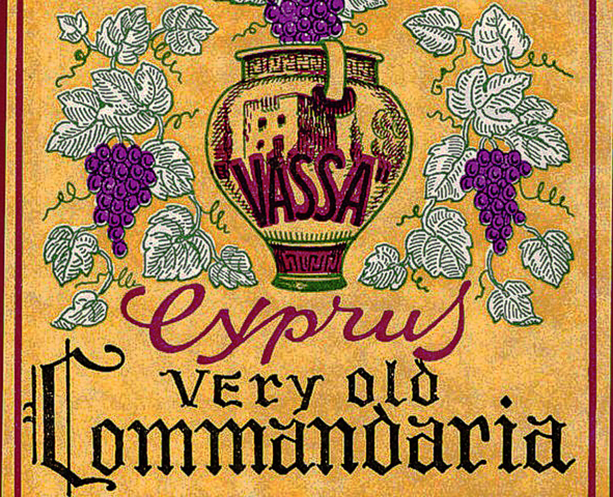 Old Commandaria Label